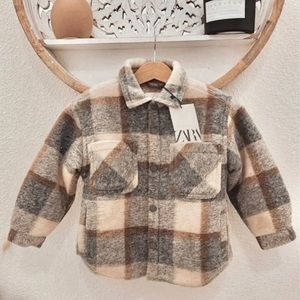 Zara Flannel Fleece Jacket SOLD OUT